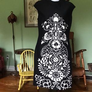 Nine West Black & White Dress sz2